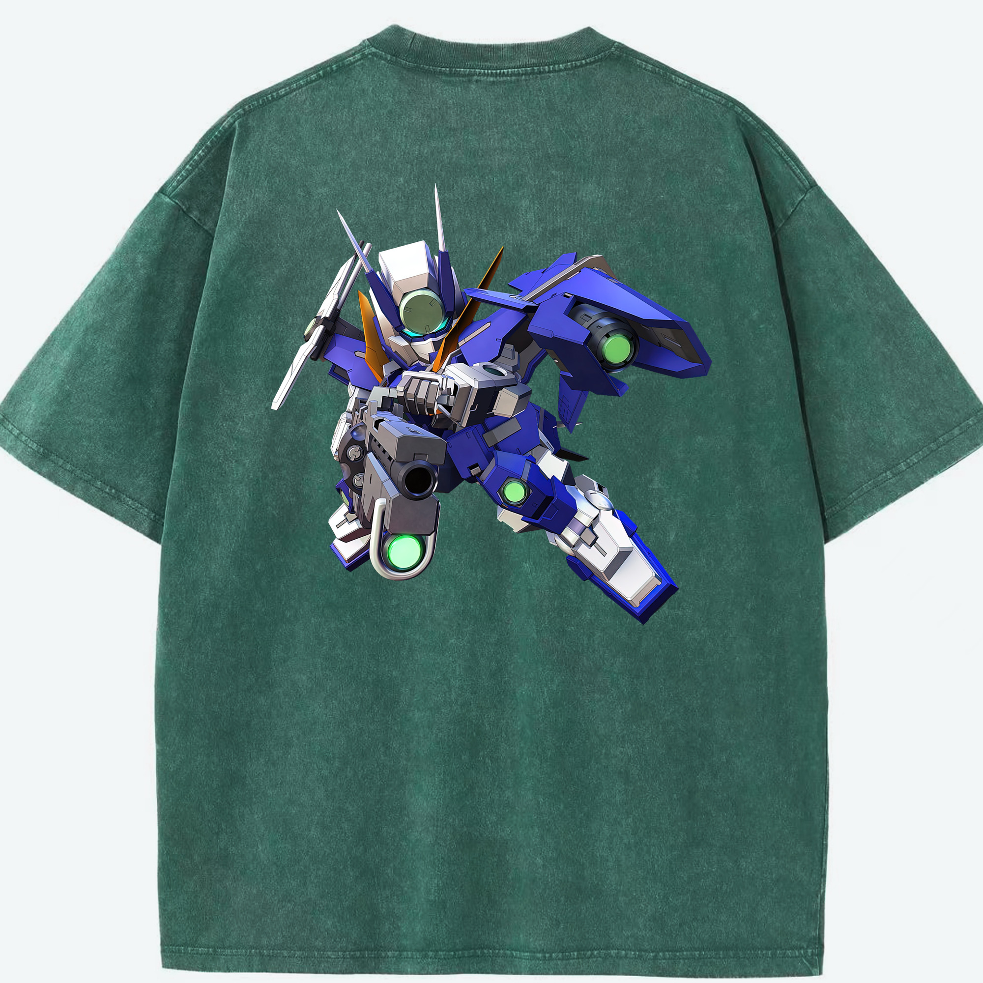 （画像用） 機動戦士ガンダム Mobile Suit Gundam 綿100% ヴィンテージ風 半袖Tシャツ（背面プリント）